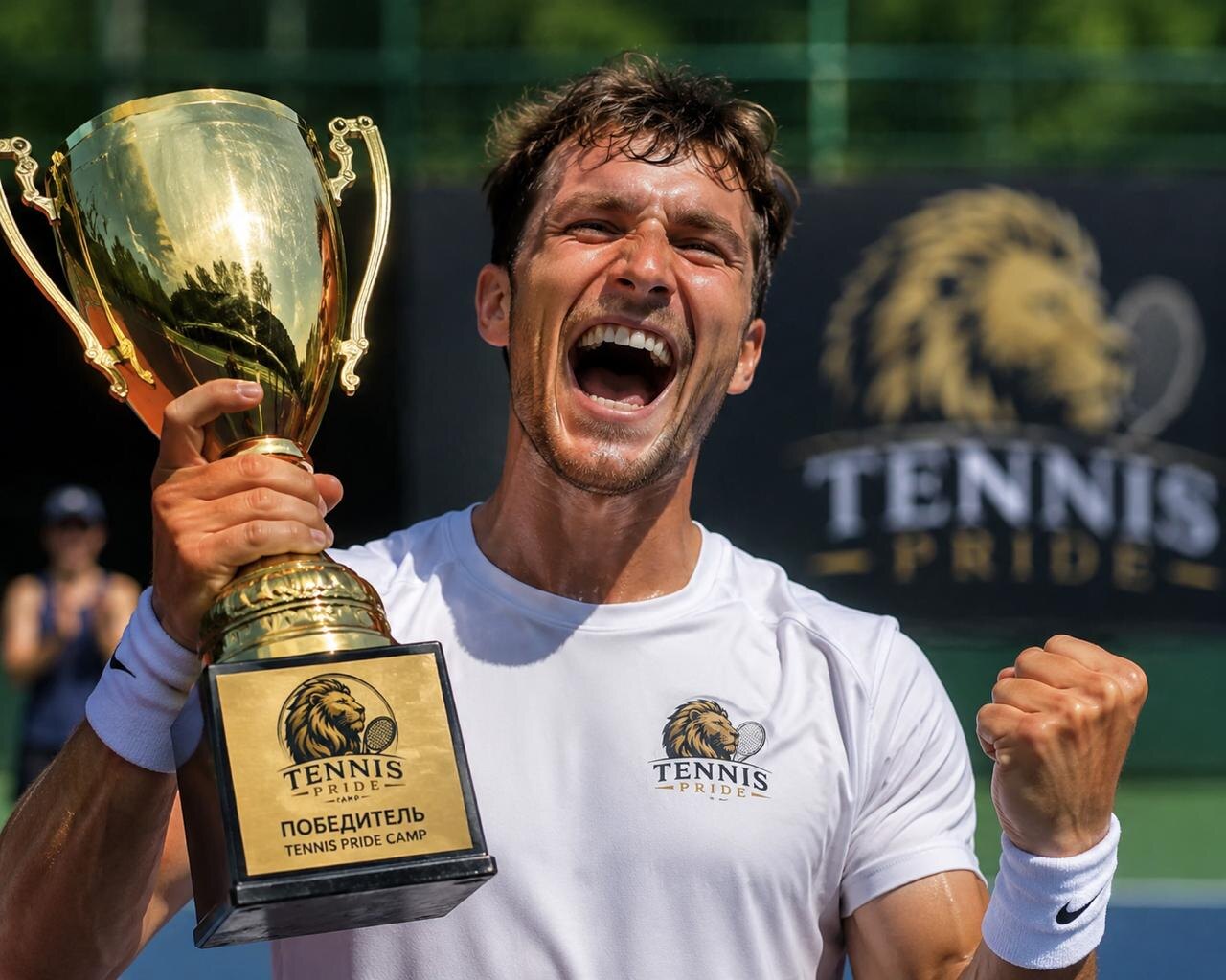 Победитель Tennis Pride с кубком